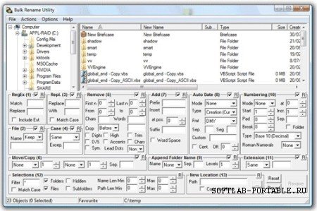 Bulk Rename Utility 2.7.0.3 Portable