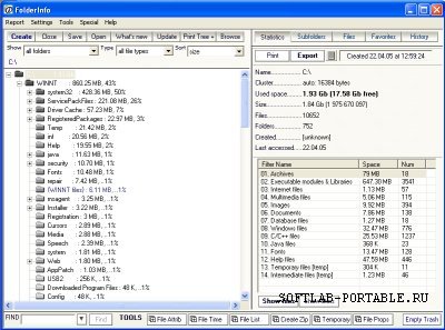 FolderInfo 2.31 Portable