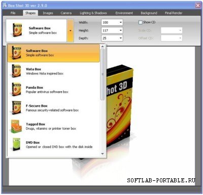 BoxShot 3D 2.10 Portable