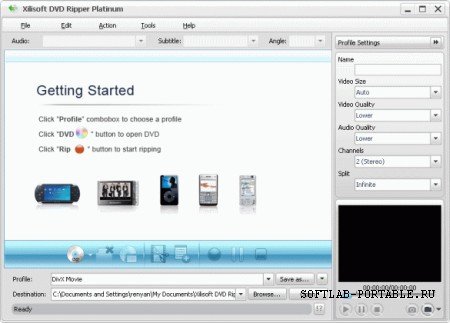 Xilisoft DVD Ripper Platinum 7.3.1.20120625 Portable