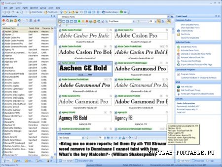 FontExpert 2009 10.0 R3 Portable Rus