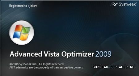 Advanced Vista Optimizer 2009 3.5.3843 Portable