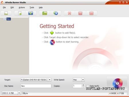 4Media Burner Studio 1.0.62.0205 Portable
