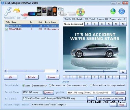 Magic Swf2Avi 6.1.9.525 Portable