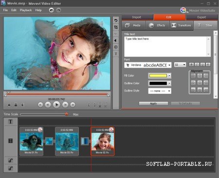 Movavi Video Editor 25.1.0 Portable