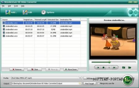 Wondershare HD Video Converter 4.2.0.57 Portable