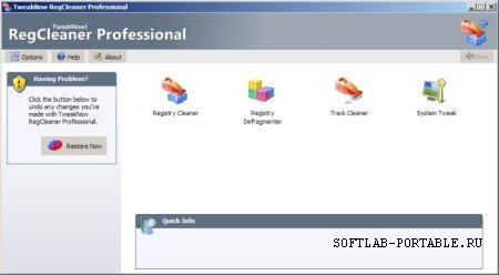 TweakNow RegCleaner Pro 4.6.1 Portable