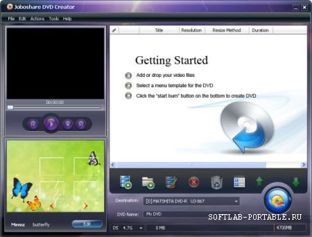 Joboshare DVD Creator 2.5.8.0918 Portable