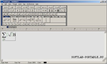 MathType 6.6a Portable