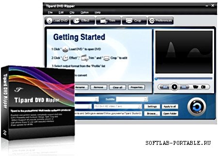 Portable Tipard DVD Ripper v4.2.08