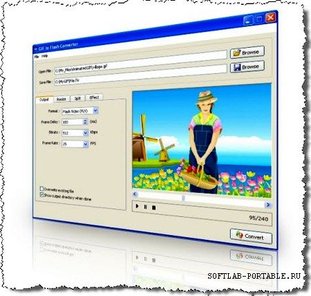 Portable GIF to Flash Converter 2.7