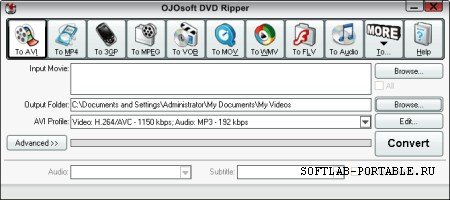OJOsoft DVD Ripper 2.7.4.0126 Portable
