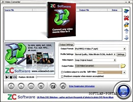 Portable ZC Video Converter v3.9.8.1753