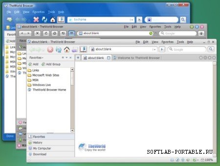 TheWorld Browser 3.4.0.5 Portable