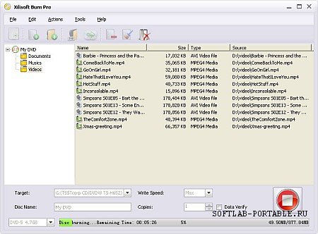 Xilisoft Burn Pro 1.0.64.0910 Portable