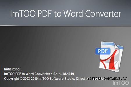 ImTOO PDF to Word Converter 1.0.3.20120522 Portable