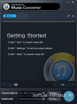 Wondershare Music Converter 1.3.4 Portable