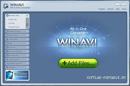 WinAVI All-In-One Converter 1.7.0.4734 Portable