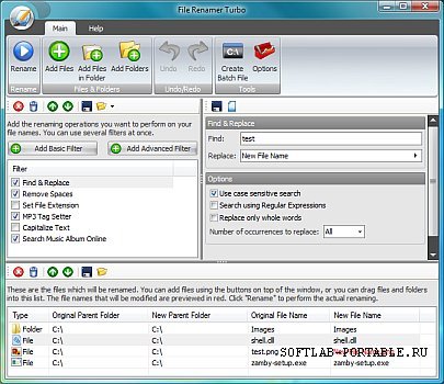 File Renamer Turbo 2.76 Portable