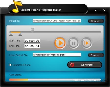 Xilisoft iPhone Ringtone Maker 3.2.12 Portable