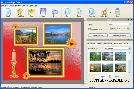 AMS Photo Collage Creator 4.25 Portable