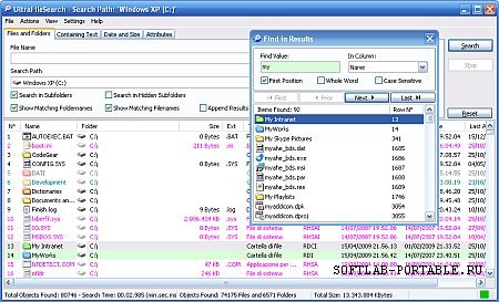 UltraFileSearch 6.8.1 Portable
