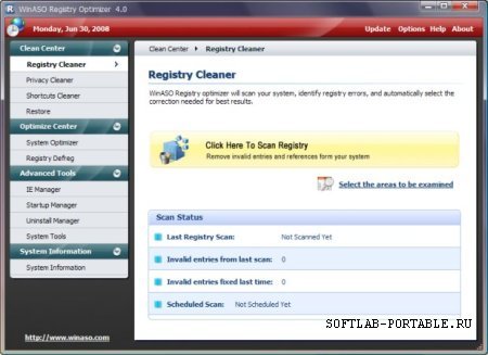 WinASO Registry Optimizer 5.6.1 Portable