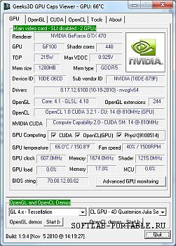 GPU Caps Viewer 1.63.0.0 Portable