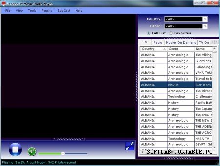 Readon TV Movie Radio Player 7.6.0.0 Portable