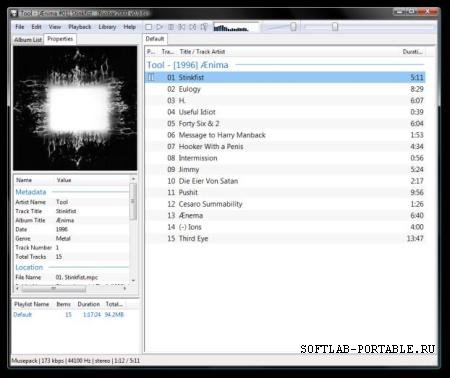 Foobar2000 2.1.2 Final Portable