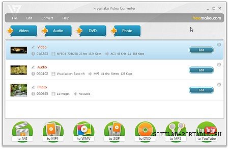 Freemake Video Converter 4.1.13.151 Portable