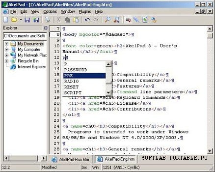 AkelPad 4.9.8 Portable + All Plugins