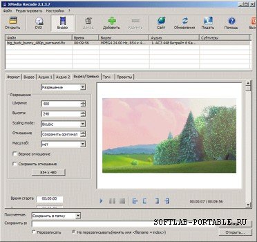 XMedia Recode 3.5.9.8 Portable