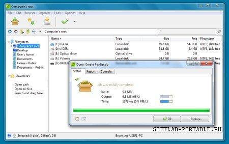 PeaZip 9.3.0 Portable