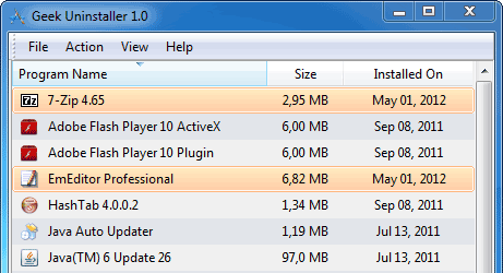 Geek Uninstaller 1.5.2.165 Portable